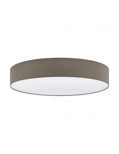 EGLO 97616 - PASTERI Fabric Ceiling Light in White Steel and Textile