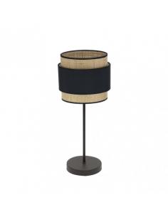 Kandy 1xe14 Natural/black table lamp 45x18x18 Cm
