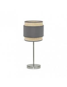 Kandy 1xe14 Natural/gray table lamp 45x18x18 cm