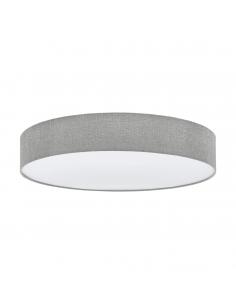EGLO 97617 - PASTERI Fabric Ceiling Light in White Steel and Textile, Linen