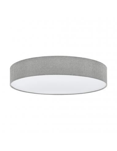 EGLO 97617 - PASTERI Fabric Ceiling Light in White Steel and Textile, Linen