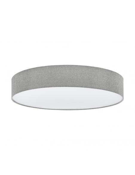 EGLO 97617 - PASTERI Fabric Ceiling Light in White Steel and Textile, Linen