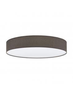 EGLO 97618 - PASTERI Fabric Ceiling Light in White Steel and Textile, Linen