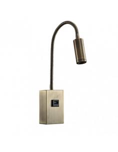 Wall Light 3w 4000k Capote Leather C/usb E Switch. 43x6x4 Cm 285lm Articulable. And Orientab.