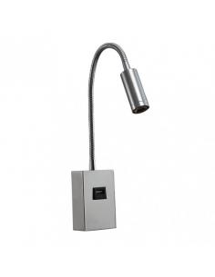 Wall Light 3w 4000k Capote Chrome C/usb E Interrupt. 285lm 43x6x4 Cm Articulable. And Orientab.