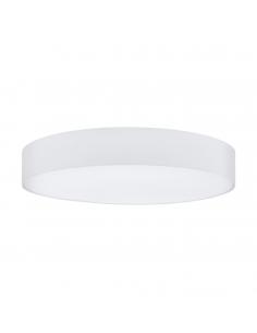 EGLO 97619 - PASTERI Fabric Ceiling Light in White Steel and Textile