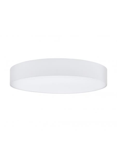 EGLO 97619 - PASTERI Fabric Ceiling Light in White Steel and Textile