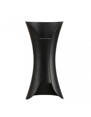 Aplique Barredor De Pared 10w 4000k Dickens Negro 950lm 20x10x9 Cm Ip65 Aluminio