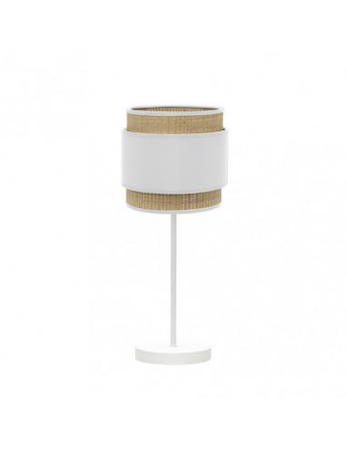 Kandy 1xe14 Natural/white table lamp 45x18x18 Cm