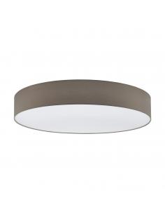 EGLO 97621 - PASTERI Fabric Ceiling Light in White Steel and Textile