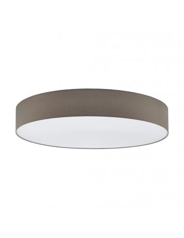 EGLO 97621 - PASTERI Fabric Ceiling Light in White Steel and Textile