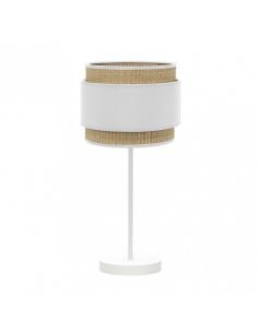 High Kandy Table Lamp 1xe27 Natural/white 67x30x30 Cm