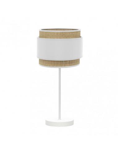 High Kandy Table Lamp 1xe27 Natural/white 67x30x30 Cm