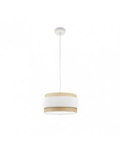 Kandy Pendant 1xe27 Natural/white Regx40x40 Cm