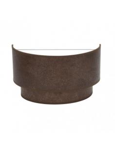 Double Smile Wall Light 1xe27 Oxide 17x30x15 Cm