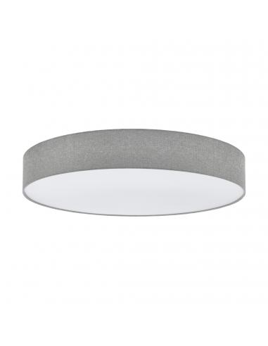 EGLO 97622 - PASTERI Fabric Ceiling Light in White Steel and Textile, Linen