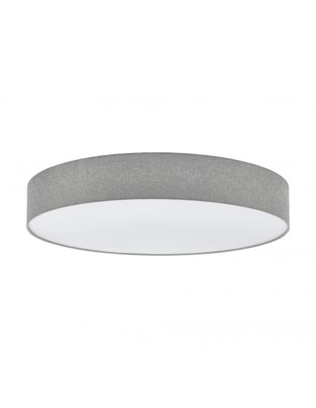EGLO 97622 - PASTERI Fabric Ceiling Light in White Steel and Textile, Linen