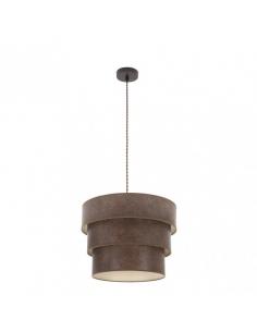 Triple Smile Pendant 1xe27 Brown/Rust Regx40x40 Cm