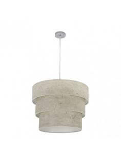 Triple Smile Pendant 3xe27 Chrome/Cement Gray Regx50x50 Cm