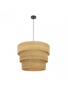 Triple Smile 3xe27 Pendant Brown/Light Wood Regx50x50 Cm