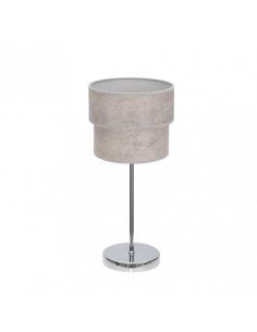 Double Smile Table Lamp 1xe14 Chrome/Cement Gray 44x18x18 Cm