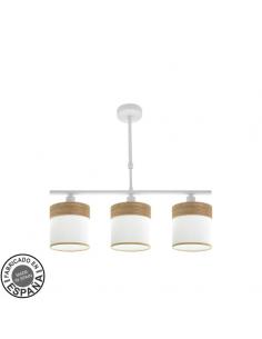 Cloe 3xe14 Lamp White/white-light wood Regx55x14 cm