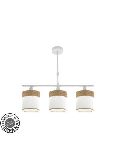 Cloe 3xe14 Lamp White/white-light wood Regx55x14 cm