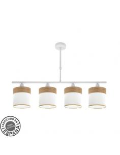 Cloe 4xe14 Lamp White/white-light wood Regx75x14 cm