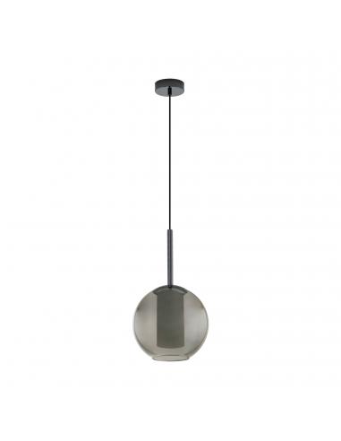 EGLO 97633 - TINDARI Nickel-black and Glass Crystal Pendant Lamp