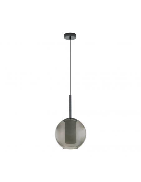 EGLO 97633 - TINDARI Nickel-black and Glass Crystal Pendant Lamp