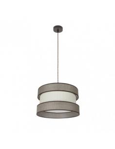 Home Pendant 1xe27 Brown/brown-beige Regx40x40 Cm