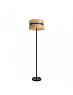 Colet Living Room Foot 1xe27 Black/Light Wood 160x40x40 Cm