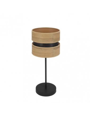 Colet Table Lamp 1xe14 Black/Light Wood 43x18x18 Cm