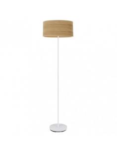 Jerte Living Room Foot 1xe27 White/Light Wood 165x40x40 Cm