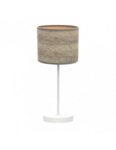 Jerte Table Lamp 1xe14 White/wood Gray 42x17x17 Cm