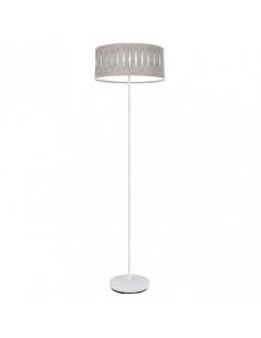 Living Room Foot Piron 1xe27 White/Cement Gray 165x40x40 Cm