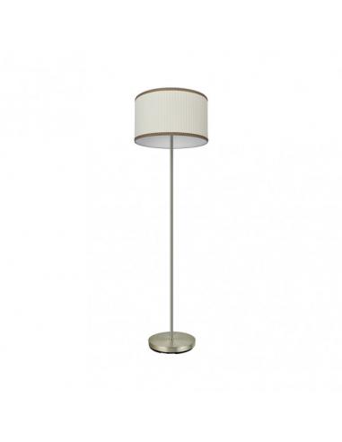 Pie Salon Soprano 1xe27 Cuero/beis 154x40x40 Cm