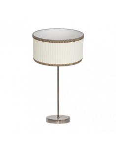 High Soprano Table Light 1xe27 Leather/beige 60x30x30 Cm