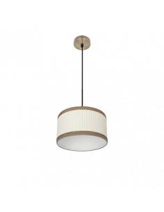 Soprano Pendant 1xe27 Leather/beige Regx30x30 Cm