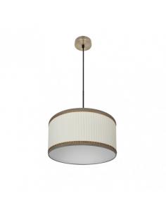 Soprano Pendant 1xe27 Leather/beige Regx40x40 Cm