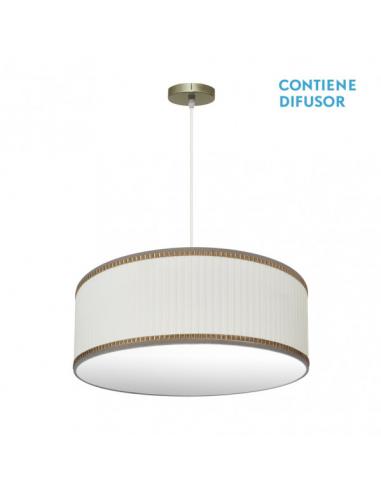 Soprano Pendant 3xe27 Leather/beige Regx60x60 Cm