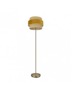 Reyes Living Room Foot 1xe27 Leather/natural-yolk 160x40x40 cm