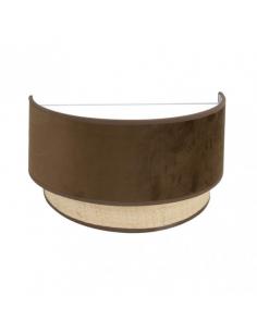 Reyes Wall Light 1xe27 Natural/brown 17x30x16 cm
