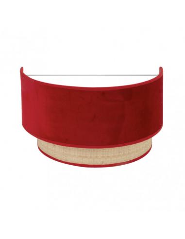 Aplique Reyes 1xe27 Natural/rojo17x30x16 cm