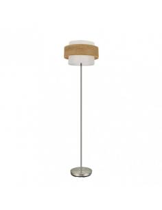 Myriam 1xe27 Lamp Foot Nickel/Light Wood