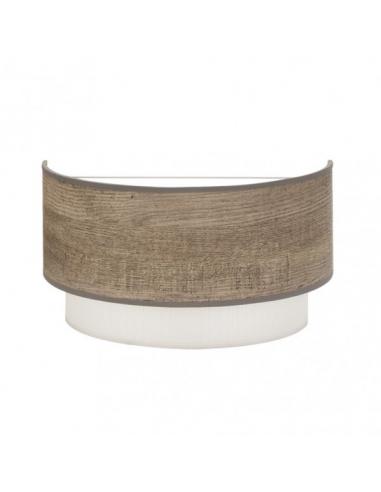 Myriam 1xe27 Wall Light Gray Wood 17x30x16 cm