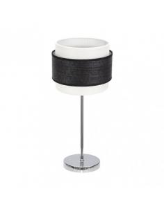 Myriam 1xe14 Chrome/Black Wood Table Lamp 47x18x18 cm
