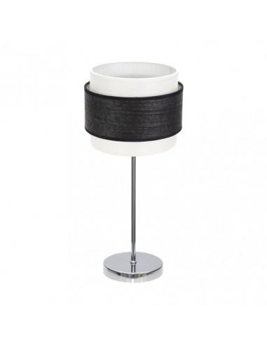 Myriam 1xe14 Chrome/Black Wood Table Lamp 47x18x18 cm