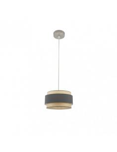 Kandy Pendant 1xe27 Natural/gray Regx30x30 Cm