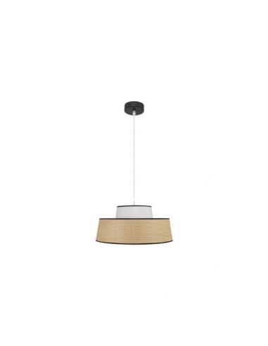 Colgante Jia 1xe27 Natural/blanco Regx40x40 cm